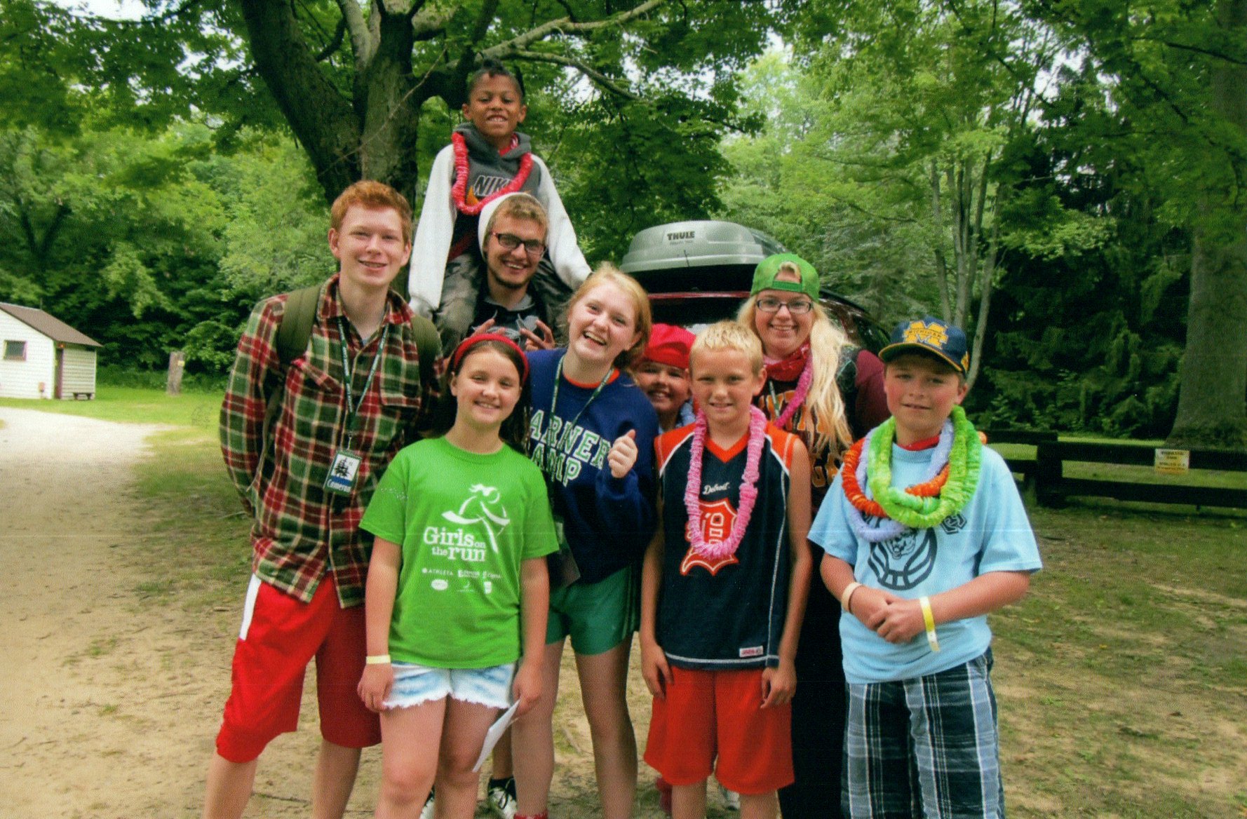 Youth group at our summer outdoor activities